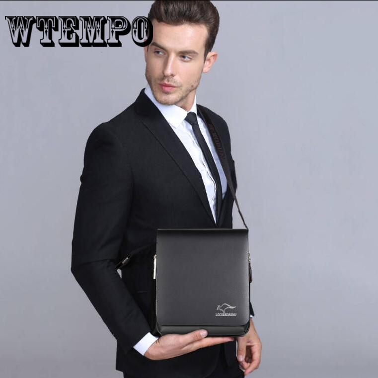 Handbags Men Briefcase Leather Crossbody Shoulder Bag Business Messenger Handbags