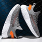Comfortable Casual Shoes Men Breathable Walking Shoes Lightweight Sneakers Black Footwear Men Lace Up Running Shoes Men
