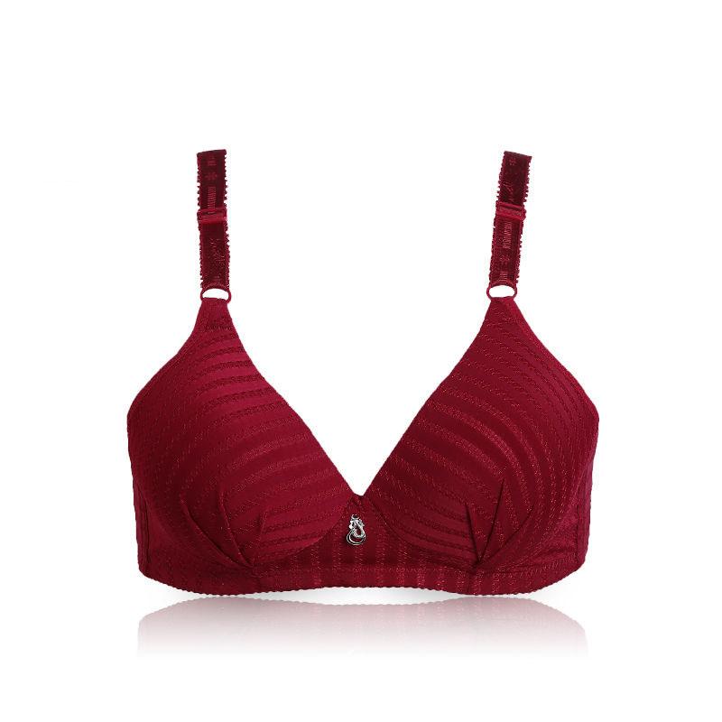 Large Size Thin Bra Without Steel Ring Gather Sexy Bra Women's Underwear
