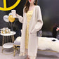 Autumn and Winter Casual Cardigan Mid-length Long-sleeved Warm Sweater Loose Pocket Fashion Coat