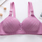 Large Size Bra No Steel Ring Underwear Women Gather Big Breasts Show Small Thin Anti-sagging Beautiful Back Sexy Breastfeeding Bra