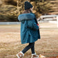 Girls' Jackets Autumn and Winter Clothes Plus Velvet Padded Coat Warm Overcomes The Padded Jacket