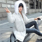 Women's Mid-length Over-the-knee Winter Padded Clothes Fashion Loose Students Thick Bread Clothes