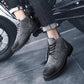 Autumn Winter Boots Men Casual High-Top Non-Slip Wear-Resistant Tooling Martins Boots Warm Snow Boot