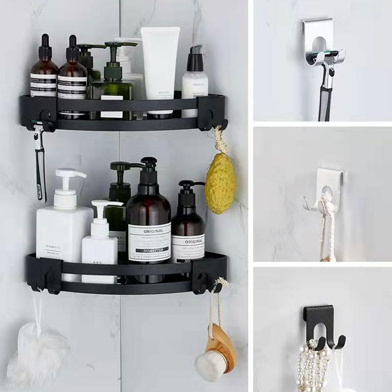 Double Hook Razor Hook Phone Plug Hook Bathroom Upside Down Wall Hanging Bathroom Double Hook Waterproof Seamless Hook Towel Hooks