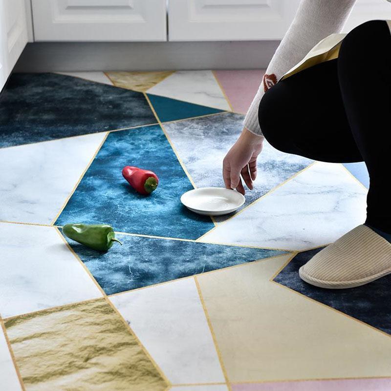 Kitchen Mat Household Dirt-resistant Absorbent Foot Pad Door Anti-slip Mat Waterproof Oil-proof Carpet