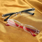 Japan Imported One-piece Reading Glasses Men Women Style High-grade Resin Reading Glasses Anti-radiation Anti-fatigue Portable Eyewear