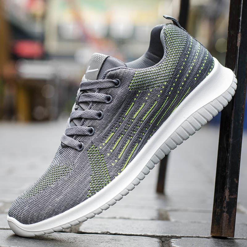 Spring and Autumn Breathable Running Shoes Men's Casual Shoes New Wear-resistant Mesh Sports Shoes