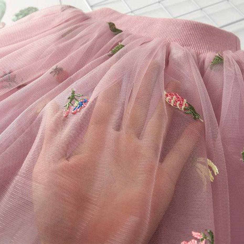 Girl Skirt Children's Pertine Skirt Summer Mesh Princess Dress Girl Spring