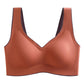 Latex Seamless Underwear Women's No Steel Ring Summer Thin Section Gather and Close The Milk Sports Vest Sleep Bra Latex Underwear Seamless