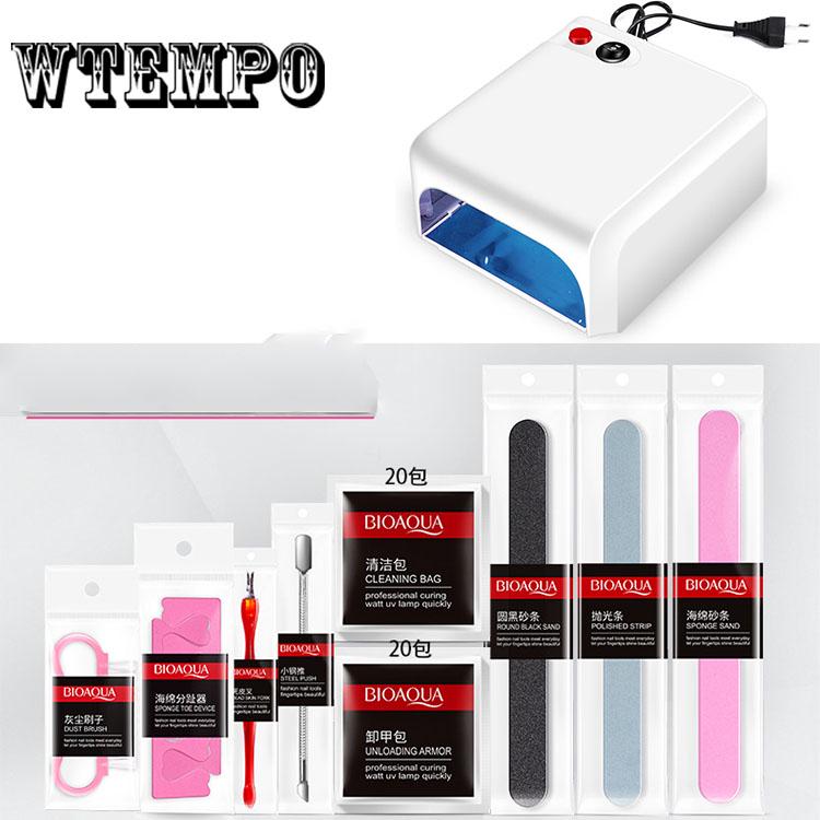 36W Nail Phototherapy Machine Dryer Gentle Light Does Not Shrink Rubber Nail Rubber Baking Lamp