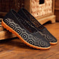Summer Lace Cloth Shoes Female Mother Shoes A Pedal Beef Tendon Bottom Hollow Mesh Middle-aged and Elderly Flat Bottom Breathable