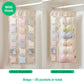 Underwear Storage Bag Wall-mounted Hanging Bag Bra Socks Storage Bag Wardrobe Dormitory Hanging Fabric Storage Artifact Dust-proof Storage Bag