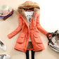 13 Colors Women Winter Thick Warm Hooded Parka Cotton Padded Coat Slim Jacket