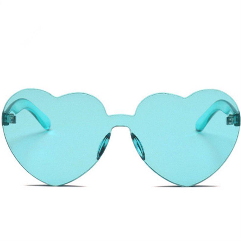 Sunglasses 2018 Ladies Cute Candy Sunglasses Women Peach Heart Shaped Sunglasses