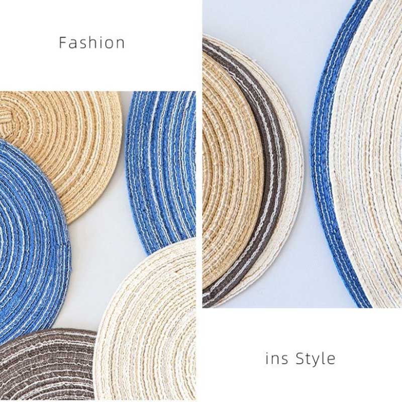 4 Colors Coasters Nordic Dining Table Insulation Mat Anti-scalding Mat Home Dining Mat Place Cloth Mat