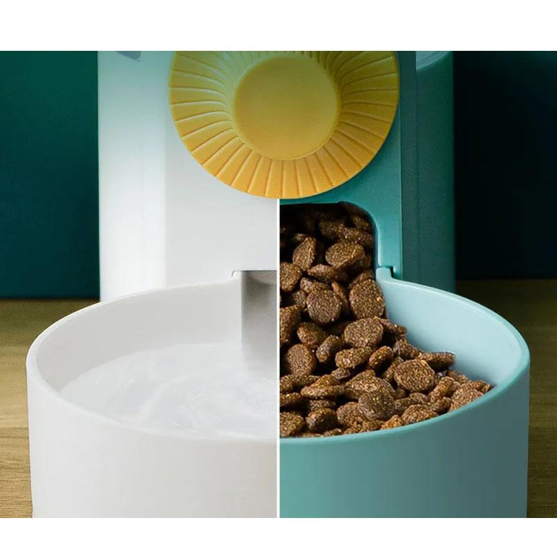 Suspended Automatic Feeder One-piece Pet Cat Food Cat Bowl Automatic Watering Dog Food Feeder Dog Food Bowl Dispenser