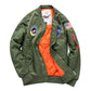 Autumn and Winter Men's Jacket Pilot Jacket Men's Thickening Plus Fat Sports Casual Coat