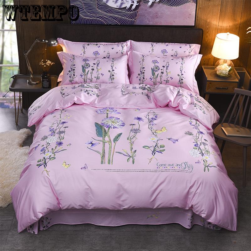 Fashion 4pcs 3D Dolphin Bedding Sets Queen King Size Bed Set Bedroom Comforter Duvet Cover