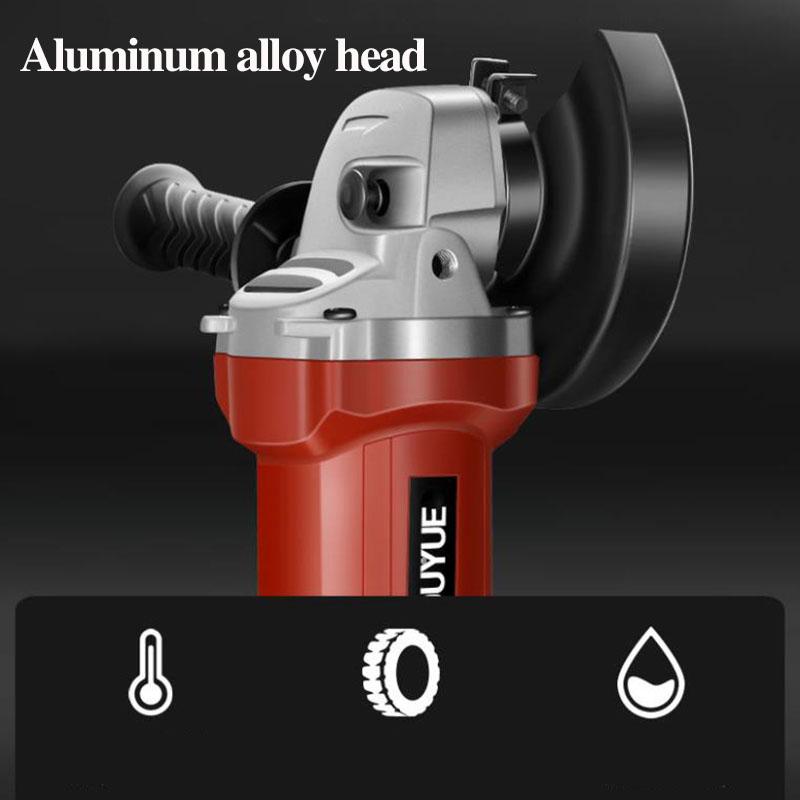 2380W 4m line Industrial Angle Grinder Wired Cutting Machine Multi-function Polisher Handheld Power Tools