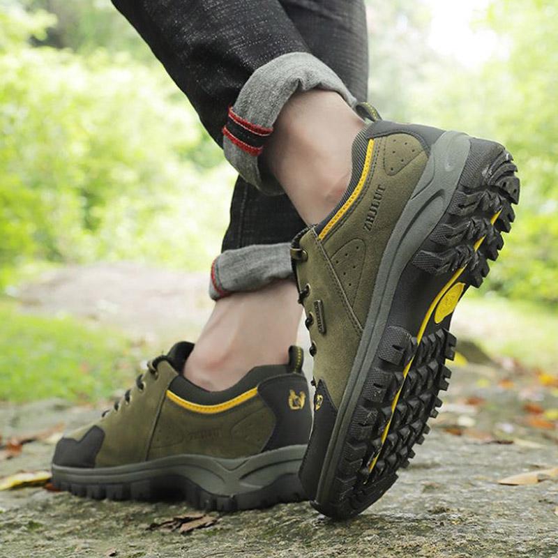 Outdoor Hiking Shoes Men's Sports Shoes Fashion Casual Men's Hiking Shoes Large Size Non-slip Waterproof Winter Shoes