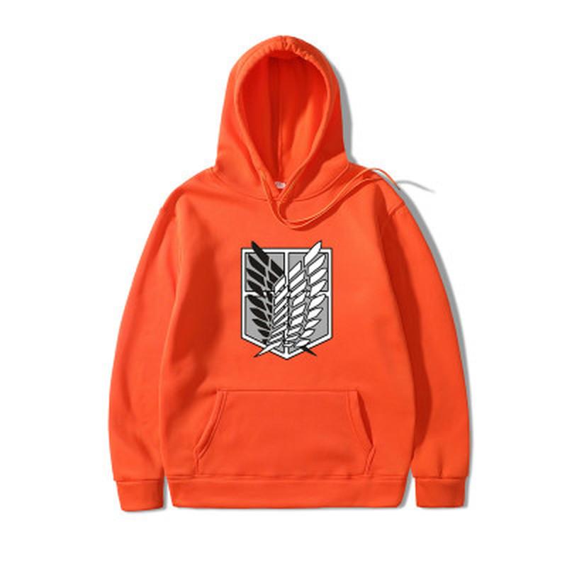Japanese Anime Graphic Hoodies Attacking Titan Kawaii Attack on Titan Harajuku Sweatshirt 11 Colors