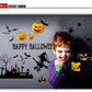 Bar Ghost Festival Halloween Pumpkin Light Spider Decorative Sticker Black Creative Wall Sticker