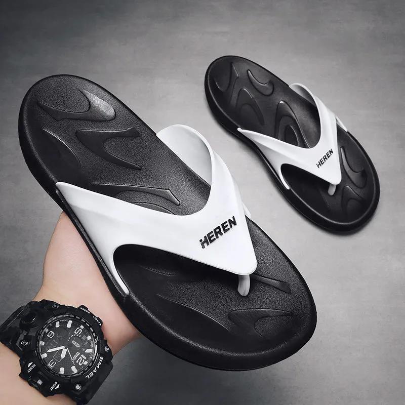 Summer Men's Slippers Trendy Wild Men's Fashion Flip Flops Outdoor Non-slip Personalized Clip Drag