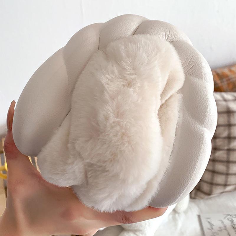 Winter Cotton Slippers Female Cute Rabbit Home Cotton Slippers Thick-soled Non-slip Cotton Shoes Female Winter