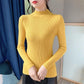 Pullover Sweater Top Women Fall/winter Inner Wear Bottoming Shirt Slim Tight-fitting Turtleneck Pullover Sweater