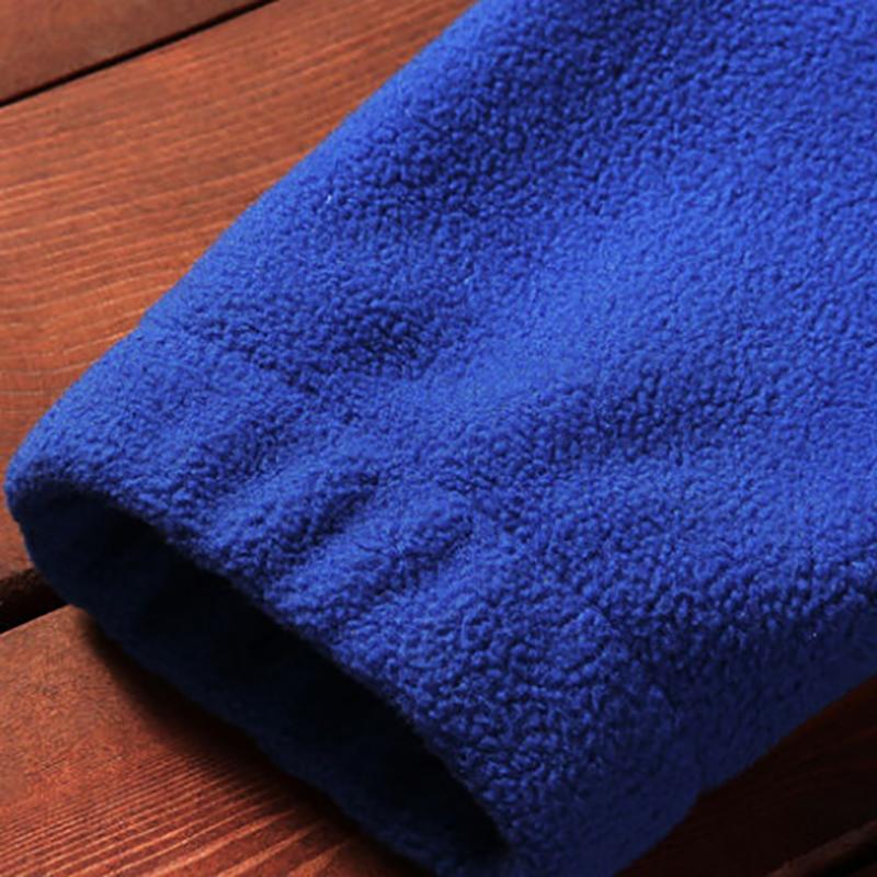 Autumn and Winter Men's Fleece Sweatshirts Polar Fleece Warmth Plus Fat Plus Size Fat Sweater