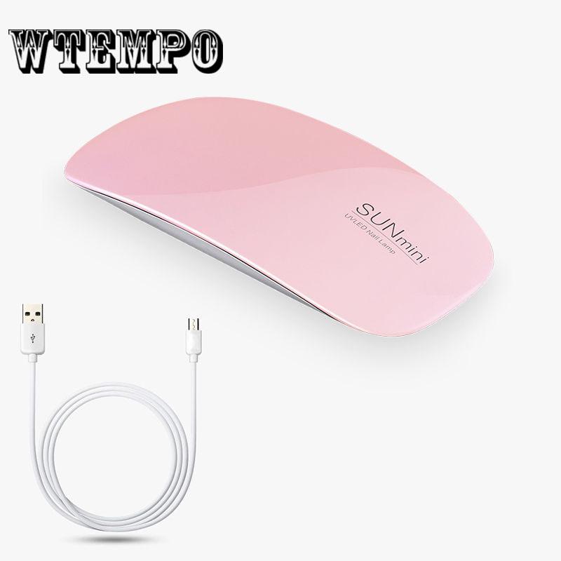 6W Mini Portable Nail Lamp Led Phototherapy USB Machine Nail Polish Glue Baking Lamp for Curing Nail