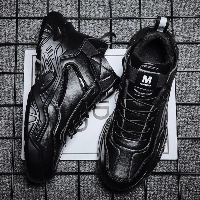 Winter Plus Velvet Warm Men's Sports Shoes Fashion Footwear Casual Shoes Trend Student Running Shoes Men