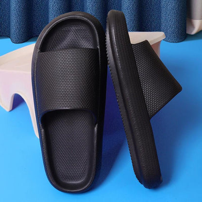 Slippers for Men and Women Couples Home Non-slip Soft-soled Slippers Padded Outer Shoes
