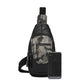 Camouflage Chest Bag Men Large Capacity Multi-pocket Shoulder Bag Outdoor Sports Bag Backpack