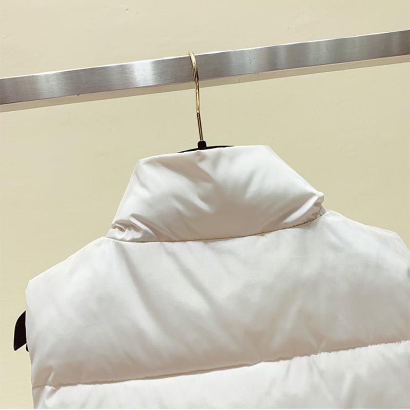 Vest Women's Spring and Autumn Style Down Cotton Warm Large Size Slim Fit All-match Outer Wear