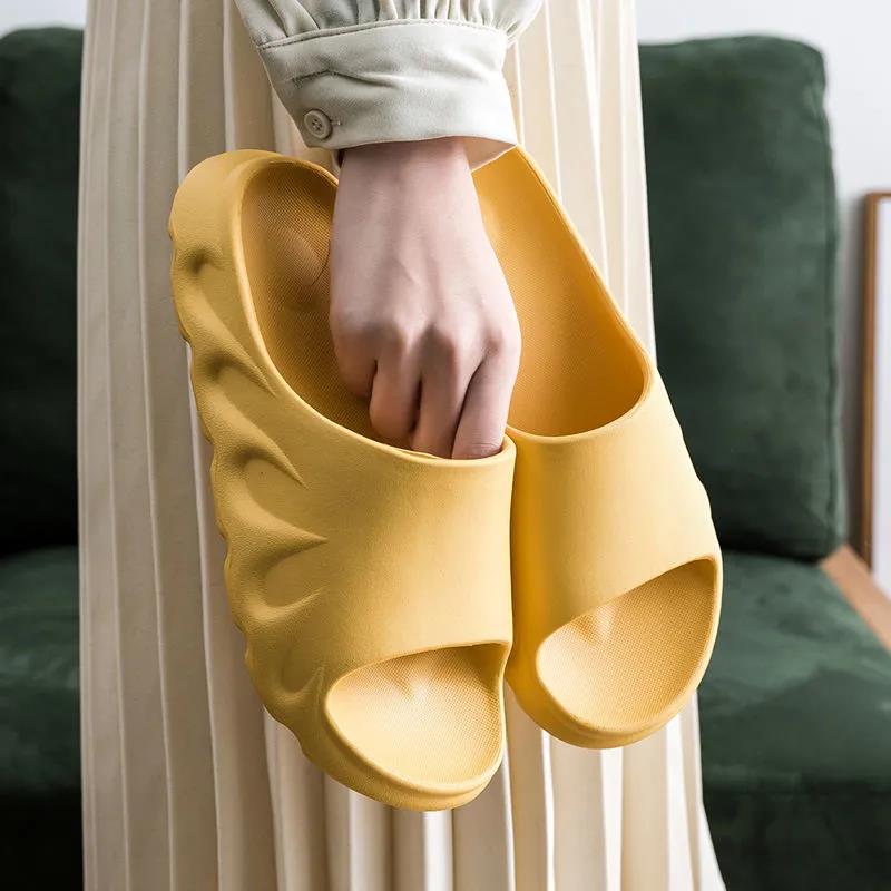 Household Thick-soled Non-slip Sandals and Slippers Summer Couples Home Indoor Deodorant Slippers