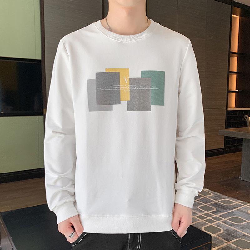 Spring and Autumn New Sweater Men's Long Sleeves Round Collar Pullover