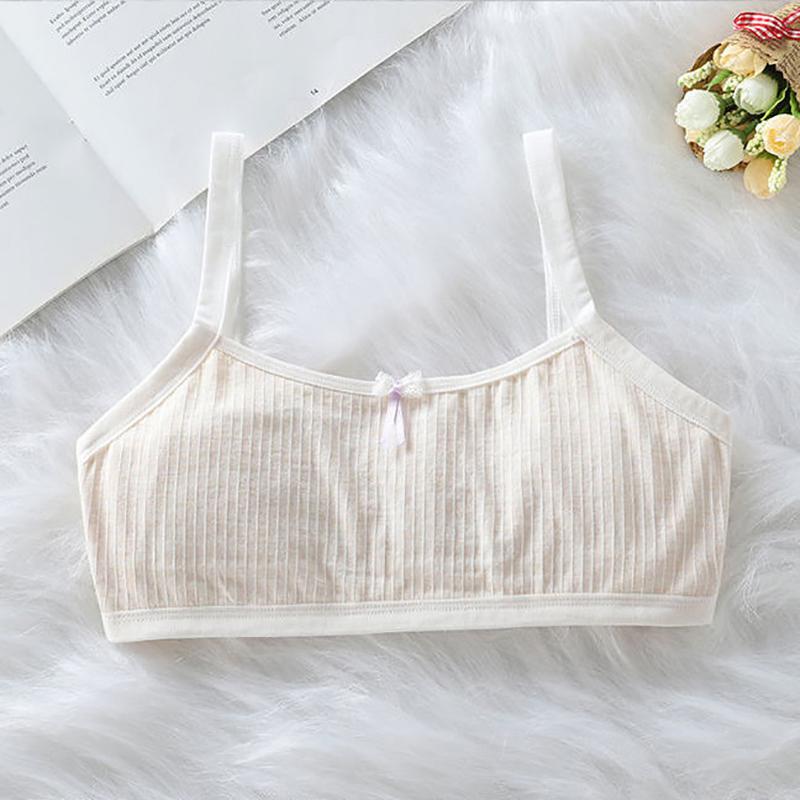 Kids Girls Strap Underwear Cotton Sports Training Bra children