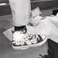 Classic Men Canvas Shoes Reflective 2020 Summer High Top Flats Men Vulcanized Shoes Factory Outlet Male Casual Shoes