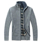 Autumn and Winter Men's Sweater Velvet Thick Warm Casual Cardigan Shirt Loose Fashion Men's Sweater