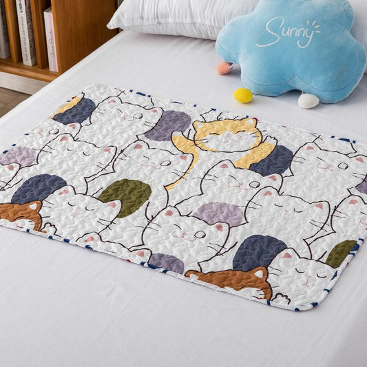 Double-sided Water Washing Baby Bed Crawling Mat Student Dormitory Anti-side Missed Aunt Bed Mats Moon Pad Breathable 50*70cm/70*100cm