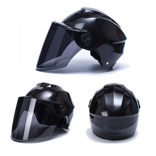 Summer Helmets Four Seasons Universal Anti-Sai Safety Helmet Adjustable Head Circumference Electric Motorcycle
