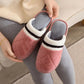 Autumn and Winter Pure Cotton Slippers Indoor Non-slip Soft-soled Shoes Warm Simple Plush Cotton Shoes