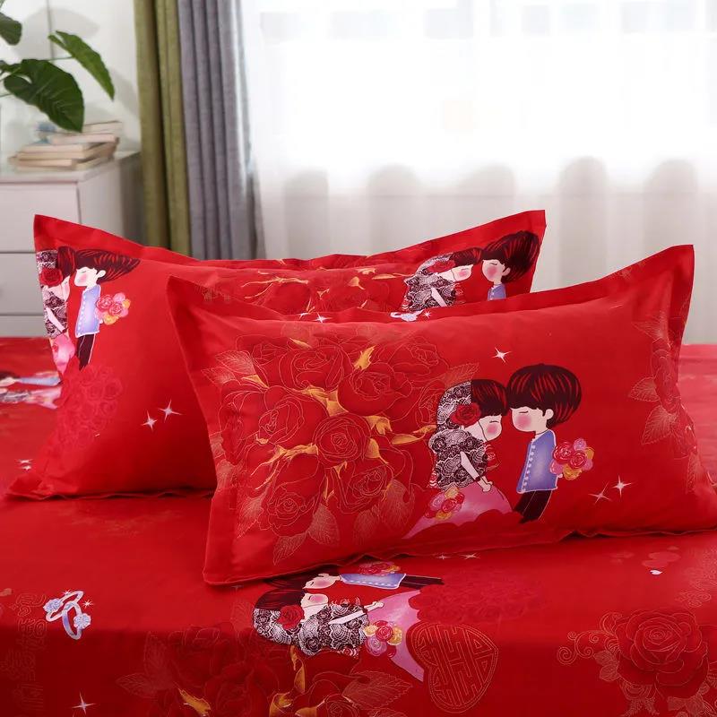 Two-pack Pillowcase Thickened Pillow Core Protective Cover Single and Double Soft and Breathable Pillowcase