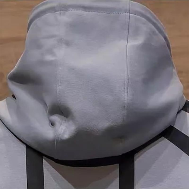 Men's Sweater Autumn and Winter Models Korean Style Trendy Self-cultivation All-match Hooded Color Matching Handsome Casual Jacket