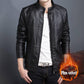 Autumn Men's PU Leather Jacket for Men Fitness Fashion Male Jacket Casaco Masculino Casual Coat Male