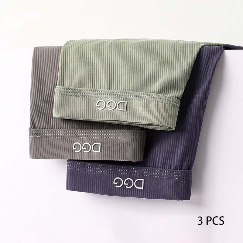 Antibacterial Men's Underwear Ice Silk Flat Angle Without Trace Flat-horned Pants Summer Thin Breathable Shorts