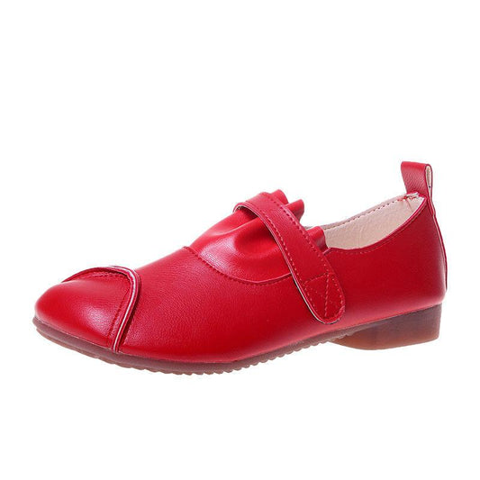 Casual Single Shoes Women Korean Fashion Peas Shoes Women All-match Square Toe Flat Mother Shoes