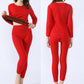 Women's Thermal Underwear Thickened Plus Velvet Youth Cotton Super Soft Couple Warm Suit Qiuyi Long Trousers